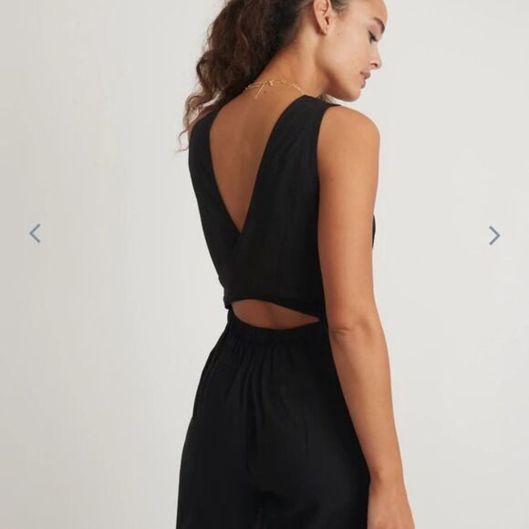 MARINE Layer Eloise Belted Jumpsuit - Picture 4 of 7